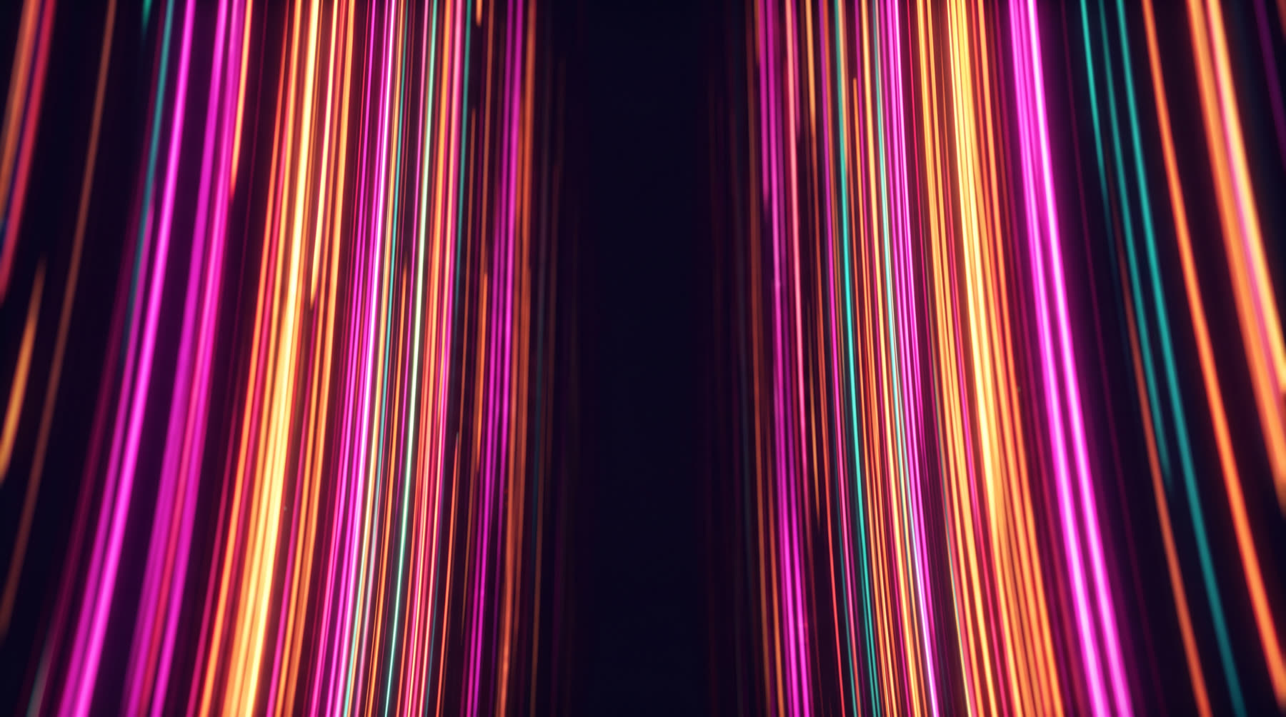 Abstract neon traffic streams